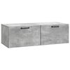 vidaXL Gabinete de TV de Parede Cinzento Cimento 98 x 41 x 30 cm