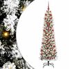 vidaXL &Aacute;rvore de Natal Artificial Branco 180 cm PVC, Metal e Pl&aacute;stico