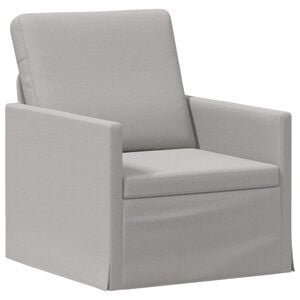 vidaXL poltrona Cinza Nuvem 70 x 81 x 82 cm Tecido