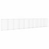 vidaXL Muro gabi&atilde;o com tampas a&ccedil;o galvanizado 600x30x100 cm
