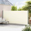 vidaXL Toldo lateral retr&aacute;til para p&aacute;tio 200x600 cm cor creme