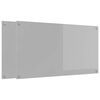 vidaXL Painel de cozinha 2 unid. Cinzento-claro 110 x 60 cm