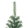 vidaXL &Aacute;rvore de Natal artificial c/ flocos de neve 180 cm verde