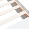vidaXL Estrutura de cama 160x200 cm derivados de madeira branco