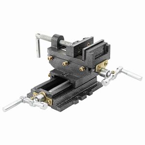 vidaXL Torno-prensa manual com corredi&ccedil;a transversal 70 mm