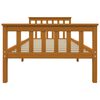 vidaXL Estrutura cama c/ 2 gavetas 100x200cm pinho maci&ccedil;o castanho mel