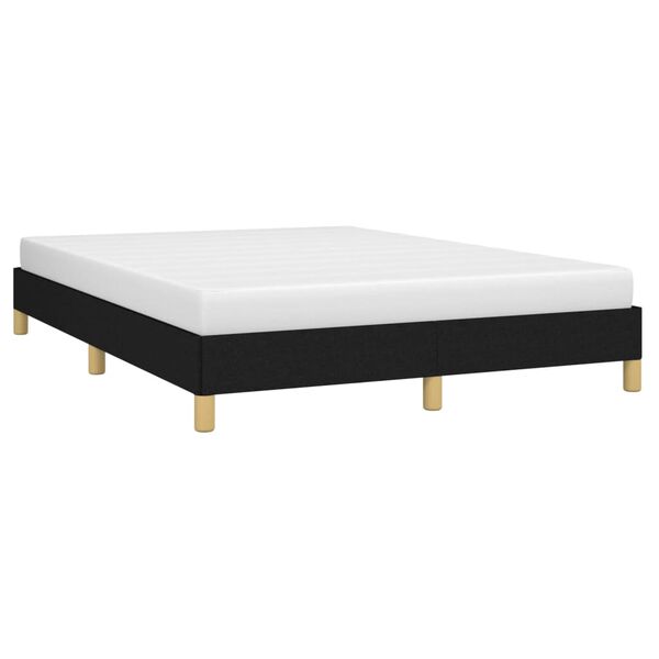 vidaXL Estrutura de cama sem colch&atilde;o 160x200 cm tecido preto