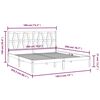 vidaXL Estrutura de cama super king 180x200 cm pinho maci&ccedil;o preto