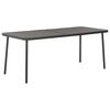 vidaXL Mesa de jardim 180x83x72 cm a&ccedil;o cinzento-escuro