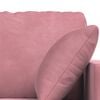 vidaXL Sof&aacute; 2 pcs Rosa Dimens&otilde;es gerais: 138 x 78 x 80 cm (L x P x A)