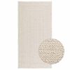 vidaXL Tapete ZIZUR creme 80x150cm aspeto de juta interior e exterior