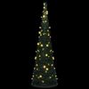 vidaXL &Aacute;rvore Natal pop-up artificial pr&eacute;-iluminada 150 cm verde