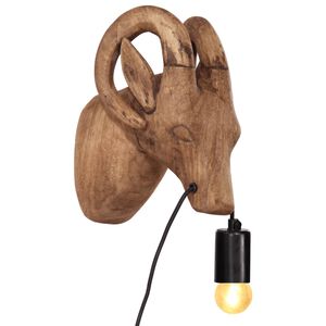 vidaXL Candeeiro de parede formato de animal 25 W 15x24x25 cm E27