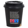 vidaXL Copos de caf&eacute; em papel com tampas 200 ml 500 pcs preto