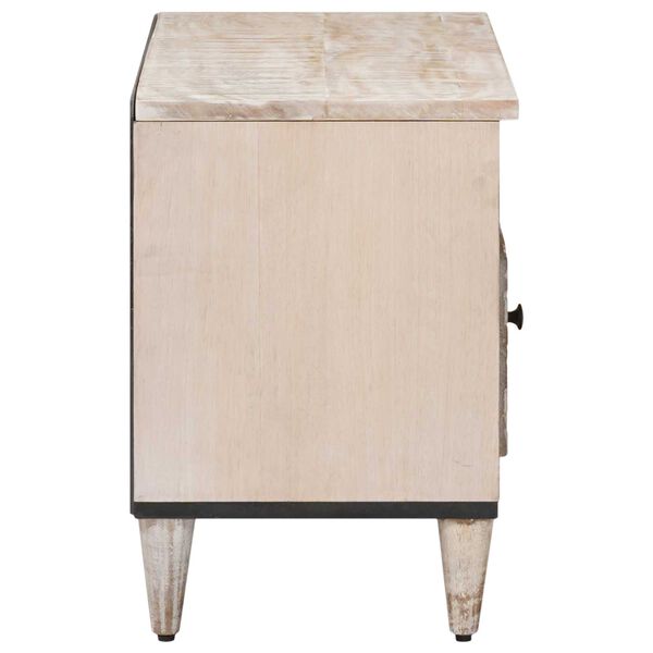 vidaXL Gabinete para TV com gaveta Branco 80 x 33,5 x 46 cm