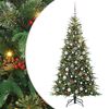 vidaXL &Aacute;rvore de Natal Articulada Artificial Verde 180 cm PE e PVC