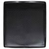 vidaXL Tapete de Porta-Malas Preto Borracha
