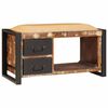 vidaXL Banco de arruma&ccedil;&atilde;o Multicolor 80 x 35 x 40 cm