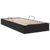 vidaXL Cama com Armazenamento com colch&atilde;o Preto 90 x 190 cm Veludo