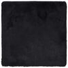 vidaXL Tapete shaggy de pelo alto NAVARRA 160x160 cm poli&eacute;ster preto