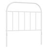 vidaXL Cabeceira de substitui&ccedil;&atilde;o 90 cm metal branco