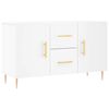 vidaXL Aparador 100x36x60 cm derivados de madeira branco