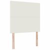 vidaXL Cama Box Manual Creme e Branco 203 x 120 x 128 cm