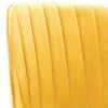 vidaXL Cadeiras de jantar 6 pcs veludo amarelo
