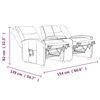 vidaXL Sof&aacute; reclin&aacute;vel 2 lugares tecido microfibra cinzento-claro