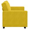 vidaXL Sof&aacute; de 2 lugares veludo 160x78x84 cm amarelo