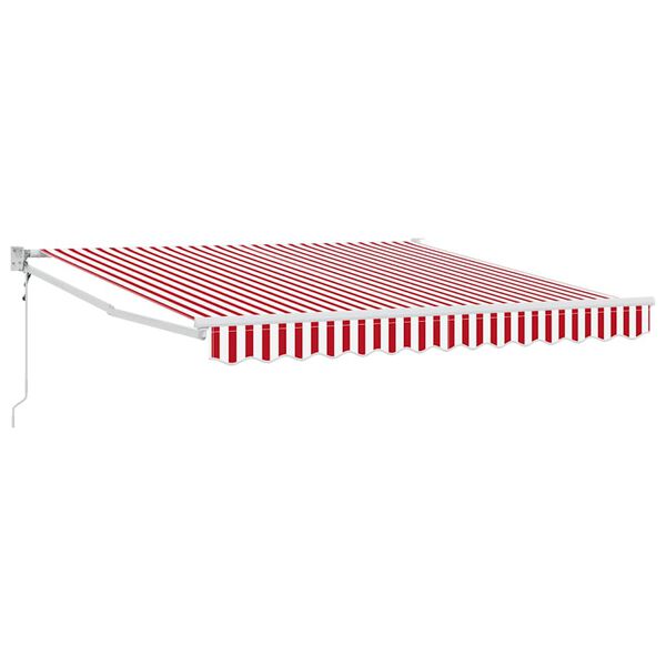 vidaXL Toldo Retr&aacute;til El&eacute;trico Vermelho 300 x 250 cm