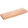 vidaXL Prateleira de parede 60x20x4 cm carvalho tratado castanho-claro