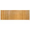 vidaXL Tapete retangular 100x300 cm bambu cor natural