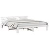 vidaXL Estrutura da Cama com cabeceira Branco 180 x 200 cm