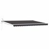 vidaXL Toldo Retr&aacute;til El&eacute;trico Antracite 4 &times; 3 m