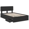 vidaXL Estrutura da Cama Preto 135 x 190 cm Madeira engenheirada