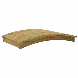vidaXL Ponte de jardim 110x74 cm madeira de pinho maci&ccedil;a impregnada