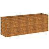 vidaXL Canteiro elevado de jardim 196x50x69 cm A&ccedil;o Corten