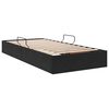 vidaXL Cama com Armazenamento com colch&atilde;o Preto 90 x 190 cm Veludo