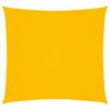 vidaXL Para-sol estilo vela tecido oxford quadrado 2x2 m amarelo