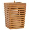 vidaXL Cesto para roupa suja 30x30x45 cm madeira de teca maci&ccedil;a