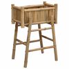 vidaXL Jardineira com Suporte Natural 50 x 38 x 74 cm Bambu