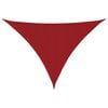 vidaXL Para-sol vela tecido oxford triangular 3x3x4,24 m vermelho