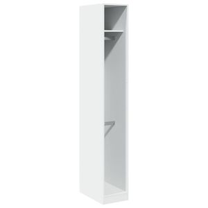 vidaXL Roupeiro 30x50x200 cm derivados de madeira branco