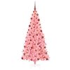vidaXL &Aacute;rvore de Natal com 300 LEDs com suporte Rosa 180 cm PVC