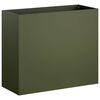 vidaXL Vaso de Jardim Verde-Azeitona 50 x 20 x 40 cm
