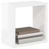 vidaXL Prateleiras parede forma de cubo 6pcs 26x15x26 cm branco brilh.