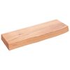 vidaXL Prateleira de parede 60x20x6 cm carvalho tratado castanho-claro