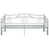 vidaXL Estrutura sofá-cama de puxar 90x200 cm metal cinzento