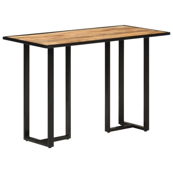 vidaXL Mesa de jantar 110x55x75,5 cm madeira de mangueira maci&ccedil;a